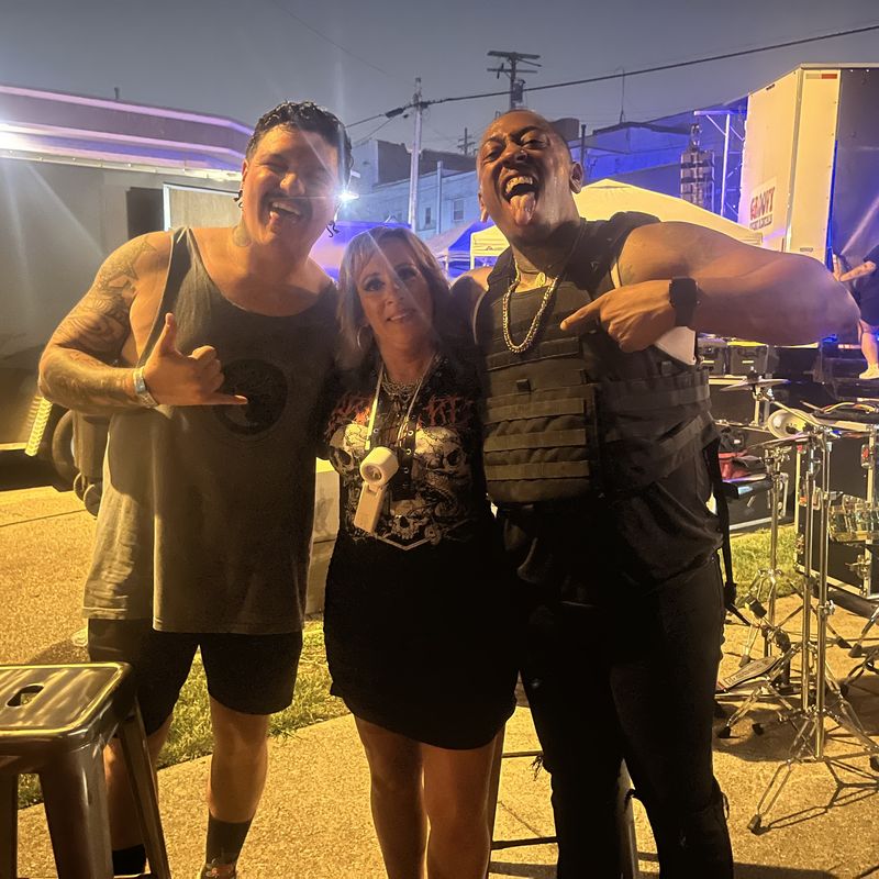 Rasan with Yung Mosh at the Pre-Ink Festival